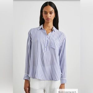 Rails stripes, Xs oversized blouse